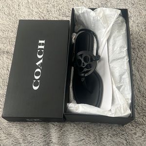 COACH JACI LEATHER SANDAL